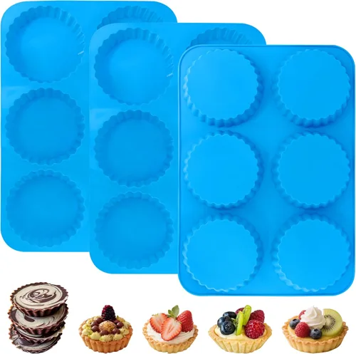Miniatura 13 de Sidosir Molde de silicona para canele pequeño, 15 cavidades, mini molde antiadherente de silicona para hornear panecillos, moldes antiadherentes