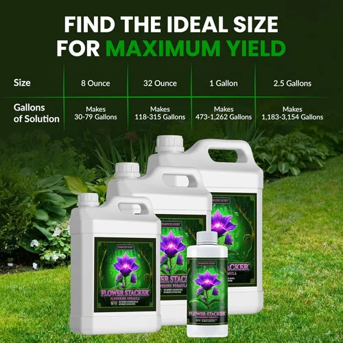 Miniatura 7 de Humboldts Secret Flower Stacker - El mejor alimento para plantas – Deja que tus flores maduren hasta su máximo potencial.