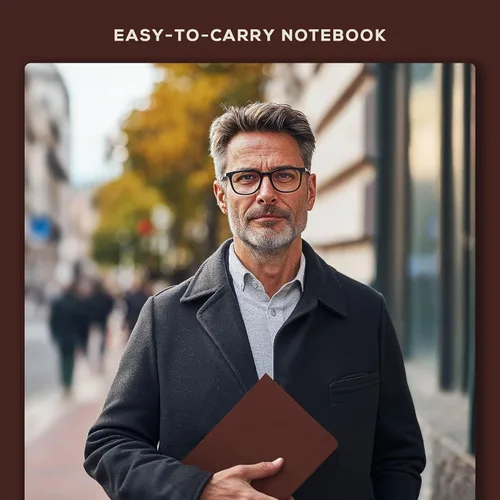 Miniatura 7 de BEECHMORE BOOKS Sketch Book, A4 8.5 x 11.5 inch Blank Sketchbook for Drawing, Paint and Draw, 156 Pages Thick Paper 160gsm, Hardcover Leather Art