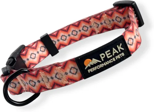 Miniatura 5 de Overlook Collar Impermeable para Perros Mediano Naranja Amanecer, Duradero, Cómodo Cachorros Grandes y Perros Medianos Fácil de Limpiar, A