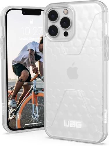 Miniatura 10 de URBAN ARMOR GEAR UAG - Funda diseñada para iPhone 13 Pro Max, color gris, plateado, elegante, ultrafina, absorbente de golpes, funda protectora