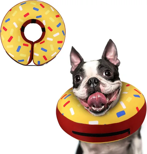 Miniatura 28 de Supet Cono Inflable para Perro para Perros Grandes, Medianos y Pequeños, Collar de Cono Suave para Perros y Gatos, Collar EC para Cuello de Perro