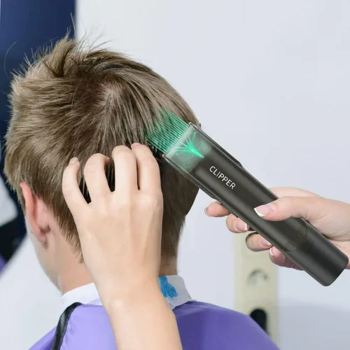Miniatura 2 de Cortadora de pelo profesional para hombres, kit de recortadora de barba de bebé, recortadora de pelo al vacío para niños y hombres con carcasa