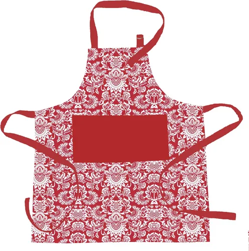 Miniatura 8 de Delantal, bosque de Navidad, delantal 100% algodón con correa ajustable para el cuello y lazos y bolsillo extralargos, tamaño 28 x 32 pulgadas.