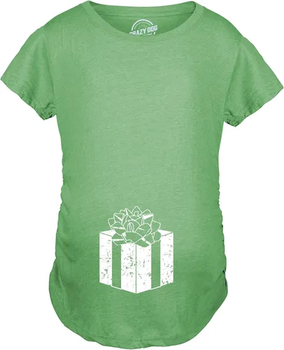 Miniatura 3 de Camiseta divertida de maternidad para regalo de vientre de Navidad con anuncio de embarazo