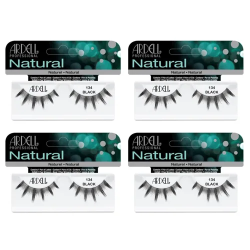 Miniatura 17 de Ardell Pestañas postizas Demi 101 – Negro, volumen completo, tira redondeada pestañas finas para un aspecto natural, paquete de 4