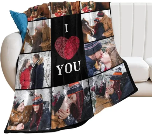 Miniatura 2 de Regalos personalizados de cumpleaños para el Día del Padre, para papá, abuelo, hombres, manta personalizada con fotos para mi papá, regalos de hija