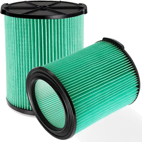 Paquete de 2 filtros VF6000 para aspiradoras Ridgid de 5-20 galones en seco y húmedo WD5500 WD0671 WD6425 WD7000 WD1280 WD1851 WD1680 WD1956 RV2400A