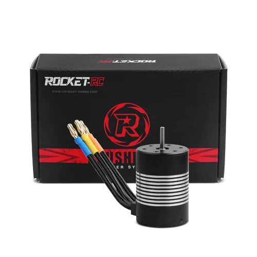 Miniatura 7 de Motor sin escobillas para coche RC 1/10 540 3650 5200KV con eje de 3.175 mm de alta velocidad, motor impermeable para la mayoría de las piezas