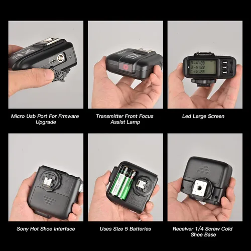 Miniatura 4 de Godox Transmisor de disparador de flash inalámbrico X1T-O TTL para Olympus Panasonic, compatible con función HSS 1/8000s 5 grupos 32 canales