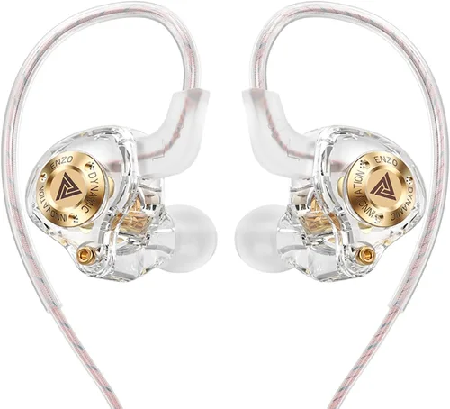 Miniatura 12 de Piluyaa Auriculares con cable para juegos IEM con 1DD, QKZ ENZO en el oído, auriculares de alta fidelidad, sonido de graves con nuevo controlador