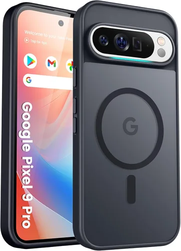 Miniatura 46 de Funda para teléfono Google Pixel 9 Pro XL, Compatible con Magnético, Protección contra Caídas de Grado Militar Translúcida Mate Resistente a Golpes