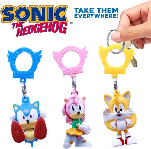 Miniatura 4 de Just Toys LLC Sonic The Hedgehog - Perchas para mochila (encantos serie 1)