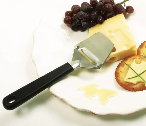 Miniatura 2 de Norpro, Mini rebanadora de queso de acero inoxidable negro