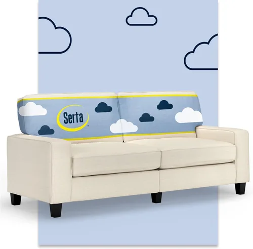Miniatura 29 de Serta Palisades Sofás Tapizados para Sala, Sofá de Diseño Moderno, Tela, Beige