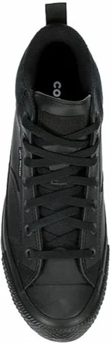 Miniatura 6 de Converse Chuck Taylor All Star Malden Street Mid High Sneaker Boot Leather - Estilo de cierre de cordones - Negro