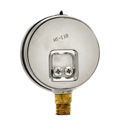 Miniatura 4 de Paquete de 5 manómetros de montaje inferior relleno de líquido con dial de 2.5 pulgadas, 0-10000 PSI, conexión NPT macho de 1/4 pulgadas, caja