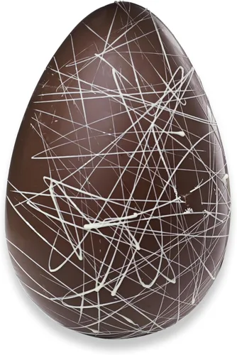 Miniatura 2 de Cybrtrayd Molde de huevo para chocolate/caramelo de 2 libras con instrucciones exclusivas para moldear chocolate con derechos de autor de Cybrtrayd