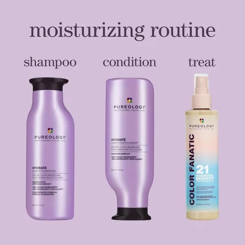 Miniatura 9 de Pureology Kit de Champú y Acondicionador Hidratante - Para Cabello Seco, Medio a Grueso y Teñido, Suaviza y Hidrata Profunda, Sin Sulfatos