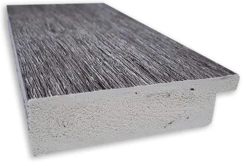 Miniatura 2 de Amanti Art Espejo de baño gris para sobre el fregadero, espejo rectangular gris rústico de corteza de 25 x 21 pulgadas, marco rústico de campo