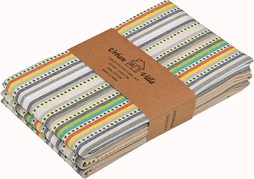 Miniatura 71 de Urban Villa Toallas de cocina 100% algodón, paquete de 6, altamente absorbentes, de secado rápido, súper suaves, de primera calidad, para cocina