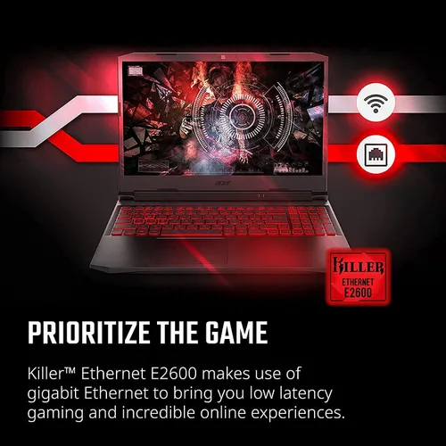 Miniatura 3 de Acer Nitro 5 2021 NVIDIA GeForce RTX 3050 Intel Core i5-10300H Pantalla IPS Full HD de 15.6 pulgadas de 144 Hz Killer Ethernet E2600 WiFi