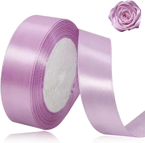 Miniatura 53 de Cinta beige de 1-1/2 pulgadas x 25 yardas, cinta de satén marfil de tela de color sólido para manualidades, coronas, fiesta de boda, Navidad, lazos