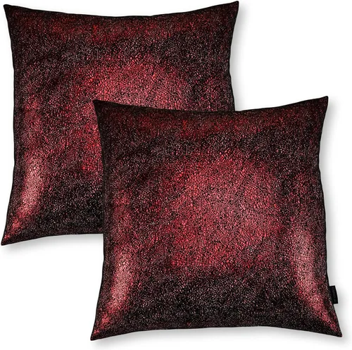 Miniatura 13 de Funda de almohada de piel de cordero – Funda de cojín para sofá – Fundas decorativas para sala de estar o dormitorio, 14 x 14 pulgadas – Negro