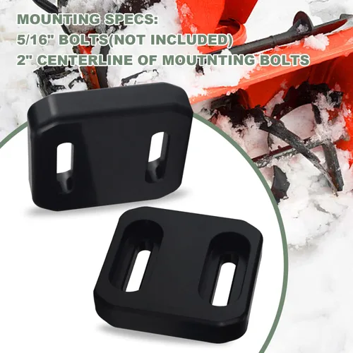 Miniatura 6 de Zapata de deslizamiento compuesto para quitanieves Jo-hn Deere M118098 780061 1740718AYP TRS22, TRS24, TRS26, TRX24 y TRX26 (juego de 2)