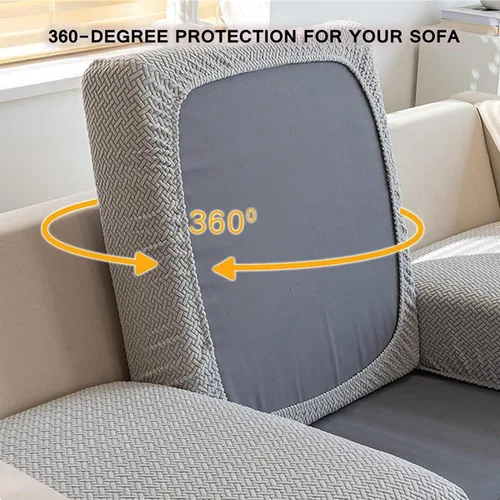 Miniatura 6 de Fundas de sofá, fundas de sofá elásticas para seccionales, impermeables, resistentes al desgaste, universal, elásticas, fundas de sofá