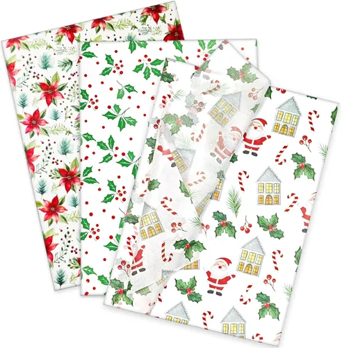 Miniatura 23 de 30 hojas de papel de seda de oro rosa para bolsas de regalo, hojas de ginkgo metálicas, diente de león, papel de seda a granel, papel de seda Hoja