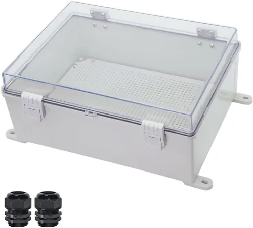 Miniatura 11 de Zulkit Caja de conexiones ABS de plástico a prueba de polvo e impermeable IP65 Cajas eléctricas universales con carcasa de proyecto para exteriores