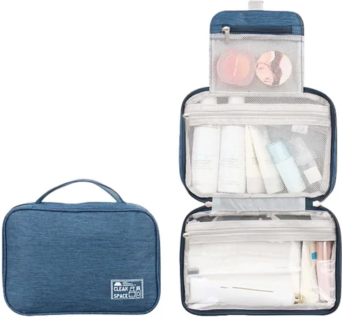Miniatura 11 de Juego de neceser para mujer, para accesorios, bolsa de maquillaje, artículos de tocador de agua, contenedor de champú, artículos de aseo