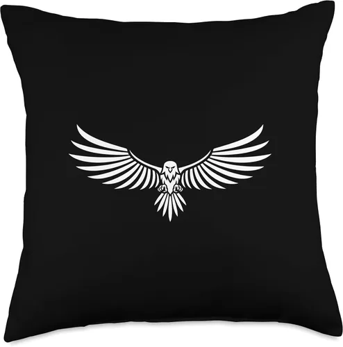 Miniatura 4 de Adler Vogel Eagle American Flag Vulture Falcon Throw Pillow, 16x16, Multicolor
