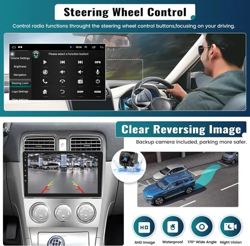 Miniatura 6 de 【4 núcleos + 64G HiFi Audio】 Estéreo de coche para Subaru Forester 2004 2005 2006 2007 2008 Android Radio inalámbrica A-pple CarPlay Android Auto 9