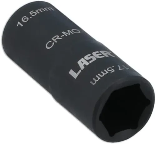 Laser Herramientas 8213 doble extremo dañado rueda tuerca zócalo 0.650x0.689 in