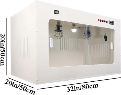 Miniatura 4 de Caja de incubadora para mascotas, incubadora de cachorros y gatitos, incubadora de gatos (31.5 x 19.7 x 19.7 in)