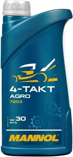 Miniatura 8 de Aceite SAE 30 sintético completo para cortacésped de Mannol, lubricante para generador, aceite premium de 4 tiempos para motores pequeños, 4L