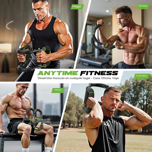 Miniatura 5 de Twister Arm Trainer for Men, Chest Workout Equipment 5-Level Adjustable (40-130lb) with Ergonomic 27° Targets Biceps/Clip/Thigh, Portable Exerciser