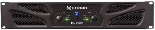 Miniatura 7 de Crown XLi800 Amplificador de potencia de 600 W en puente de dos canales 8Ω. Para DJ profesional, PA, amplificador de escenario. Negro