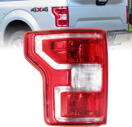 Boine F150 - Luz trasera compatible con Ford F150 F-150 2018 2019 2020, lámpara de freno trasera izquierda del lado del conductor, bombilla y arnés