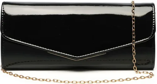 Bolso de mano de cuero de charol para mujer, elegante bolso cruzado para el hombro, bolso para Navidad, boda, fiesta, baile de graduación