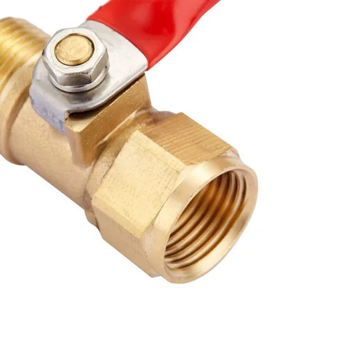 Miniatura 6 de Interruptor de cierre de mini válvula de bola en línea de latón resistente, 2 piezas, hembra NPT de 1/4 pulgadas x accesorios de tubería NPT hembra