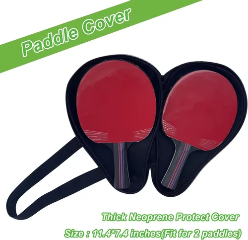 Miniatura 2 de Funda para raqueta de tenis de mesa, bolsa de transporte de ping-pong, funda protectora de pala de ping pong, funda protectora de pala de ping pong