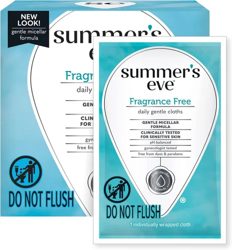 Miniatura 13 de Summer's Eve Blissful Escape - Toallitas femeninas, fórmula suave con pH equilibrado que ayuda a controlar el olor vaginal, toallitas envueltas