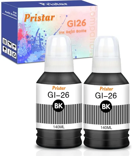 GI-26 GI26 GX7021 Botellas de repuesto de tinta negra compatibles con botellas de tinta Canon 26 GI-26 GI26 funcionan para Canon MAXIFY GX7021