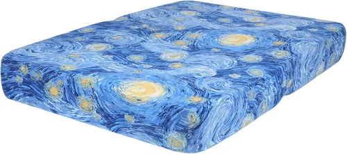 Miniatura 69 de hyha Fundas de cojín estampadas para sofá al aire libre, fundas florales lavables para muebles de patio, exteriores, funda de repuesto para asiento