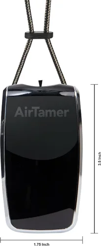 Miniatura 9 de AirTamer Purificador de aire personal recargable A320, rendimiento probado, probado contra virus y contaminantes*, negro con estuche de viaje