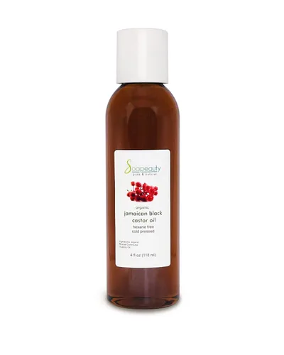 Miniatura 7 de Soapeauty Aceite de ricino negro jamaicano prensado en frío sin refinar Aceite de ricino negro natural 100% puro que promueve una piel y cabello