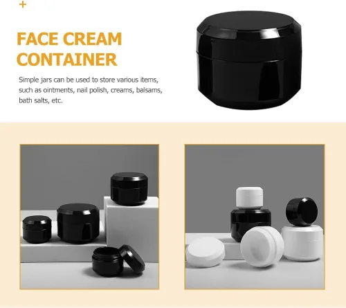 Miniatura 5 de Botellas de crema para ojos rellenables, paquete de 8 recipientes pequeños transparentes de viaje para suero facial, loción y bálsamo